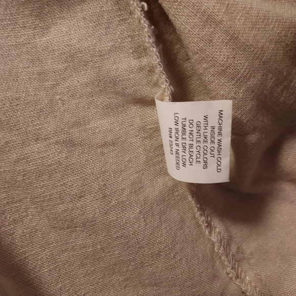 New York & Company Military/Cargo Jacket 100% Linen sz XL - Picture 6 of 8